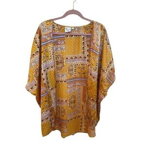 Janetchung Yellow Short Duster Spring/Summer Sz.L